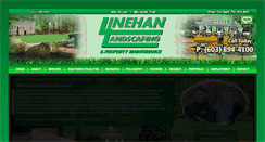 Desktop Screenshot of linehanlandscaping.com