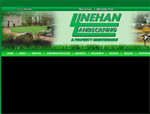 Tablet Screenshot of linehanlandscaping.com